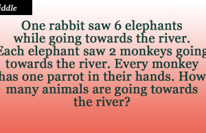 How Many Animals Are Going Towards The River?