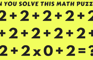 Can you solve this math puzzle without calculator?
