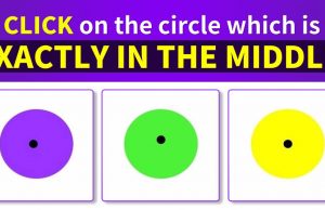 Is Your Vision Good Enough To Spot Which Shape Is Exactly In The Middle?