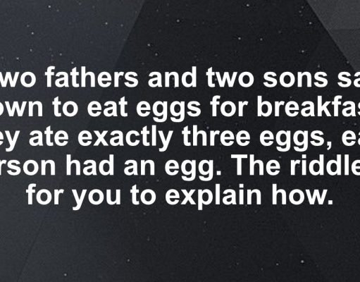 Two Fathers and Two Sons Riddle