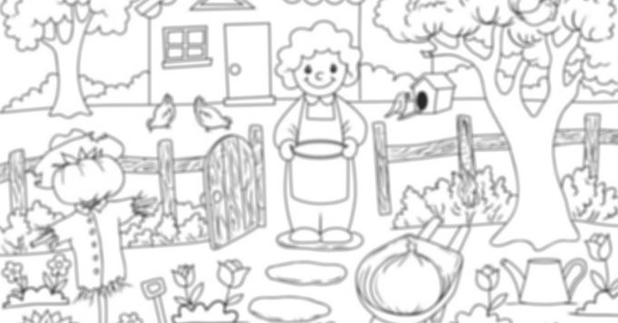 Granny’s Garden: Find Cabbge, Tomato, and Zucchini.