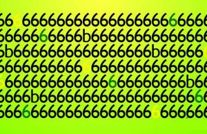 Find Odd Symbols Hidden Among Lots Of Numbers “6”