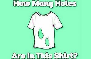 How Many Holes In This T-shirt?