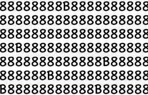 Only a few get it right – but how many B’s can you find in this picture?