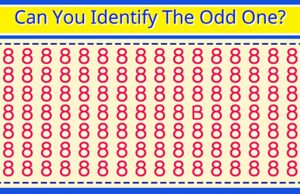 How Fast Can You Find The Odd One In This Picture? Not Many Can Do It Under 25s!