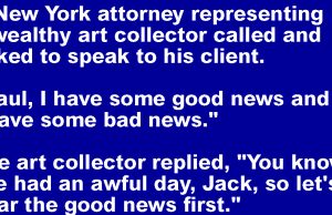 A New York attorney representing a wealthy art collector