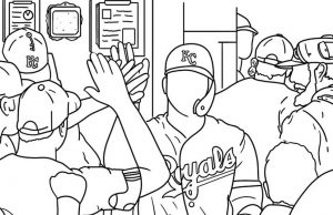 Find Sandwich, Banana, Key, Peanut, and Water Bottle.