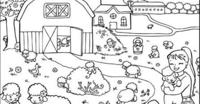 Where are 21 Lambs? Can you count them all?