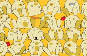 Can you tell which rabbit doesn’t have a twin in this viral brainteaser?