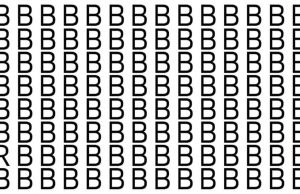 Only 4% Of People Can See The Odd Letter In These Images! Can You?