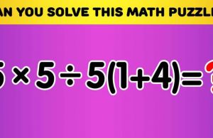 Interesting Math Puzzle That Can Give The Brain A Nice Workout: Can You Solve It?