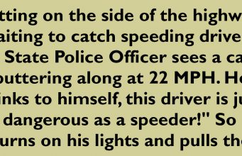 Five Old Ladies In A Car