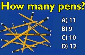 Only few people can get this right: How many pencils do you see?