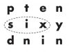 Find The Number Words: Six to Ten.