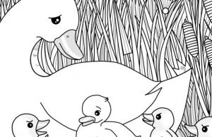 Find Umbrella, Crown, Moon, Bird and Notebook.