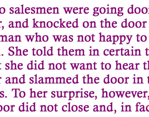 Rear Door Won’t Close.