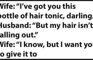 The Bottle of Hair Tonic.