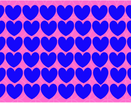 Can you find the heart that stands out?