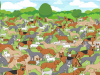 Can YOU spot the puppy hidden among the adult dogs?