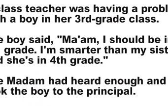 A teacher was having a problem with a boy in her 3rd-grade class.