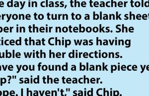 A Blank Sheet of Paper.