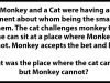 Monkey Cat Bet Riddle.