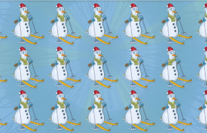 Can you find the odd snowman in this brainteaser?