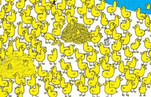 Find the chick among the ducks in less than 15 seconds