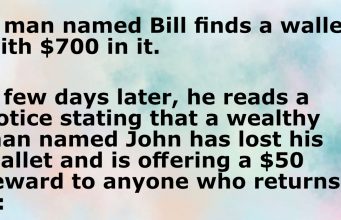 A Man Finds A Wallet With 700 In It