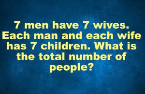 What is the total number of people in this riddle