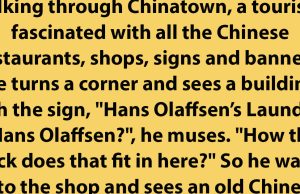 Hans Olaffsen’s Laundry.