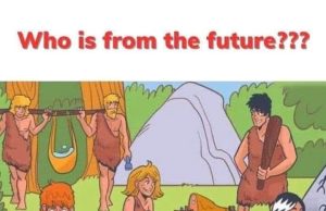 Picture Riddle: Who is from the future?