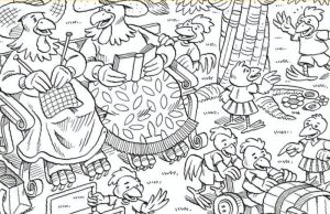 Find Candle, Pencil, Spoon, Button, Sailboat, Ruler, Envelope and Baseball Bat