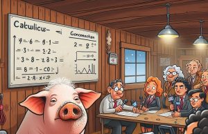 Farmer Joe had a pig named Einstein.