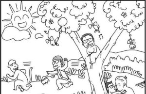 Find Snake, Balloon, Cup, Cherry, Fish.