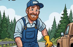 A road crew supervisor in Saskatchewan