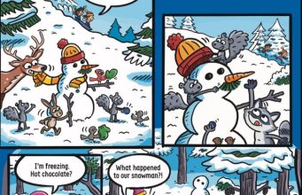 Hidden Picture: Snow WAY.