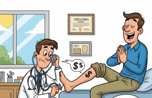 A man went to the doctor.