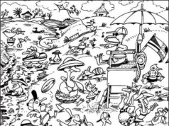 Hidden Picture: Ducky Day.