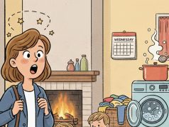 Jenny arrived home from work