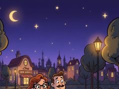 A stiletto-heeled shoe.